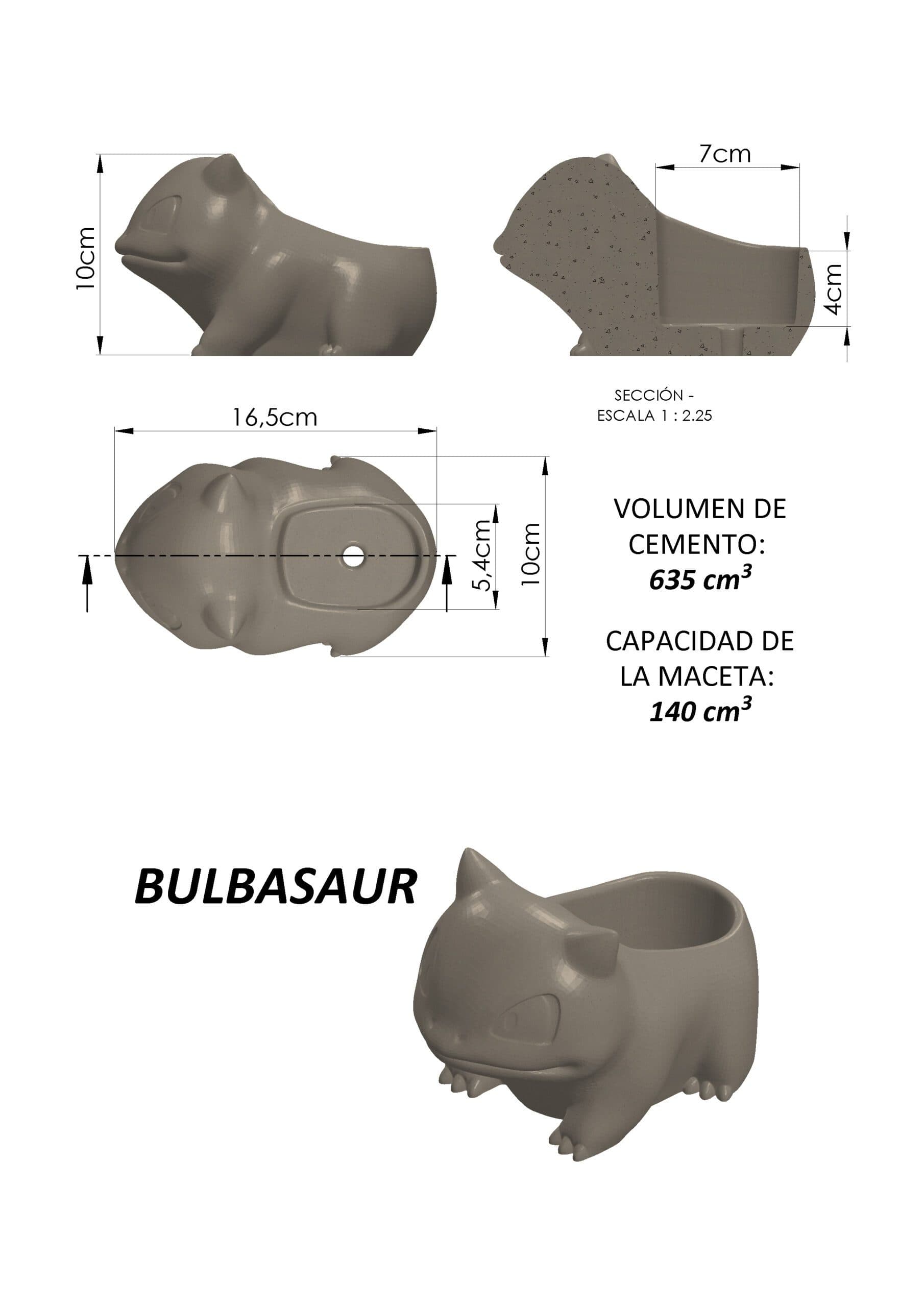 Molde Bulbasaur