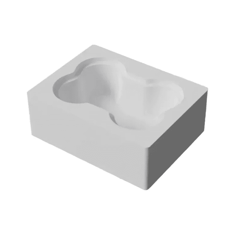 Molde de Yeso C-001 Plato Hueso