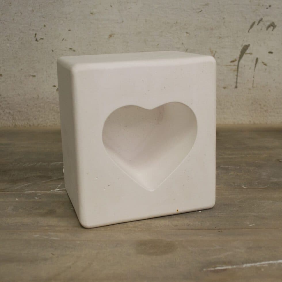 Molde Yeso C-006 Cuenco Corazón