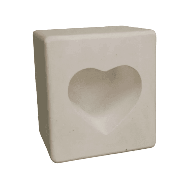 Molde Yeso C-006 Cuenco Corazón