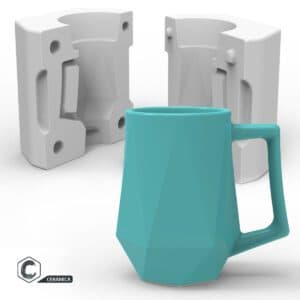 Molde de Yeso T-001 Taza Milluy