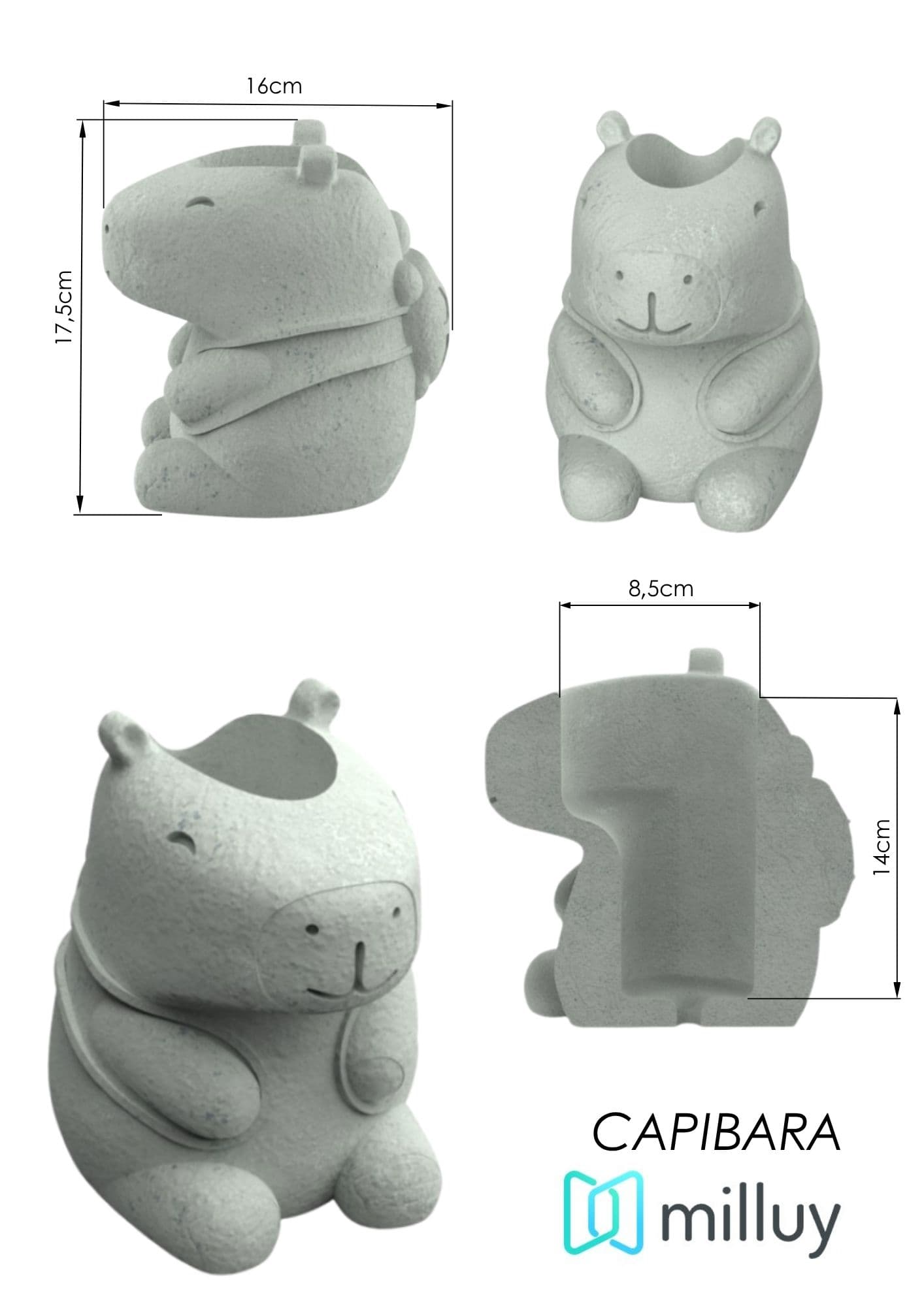 Molde Capibara