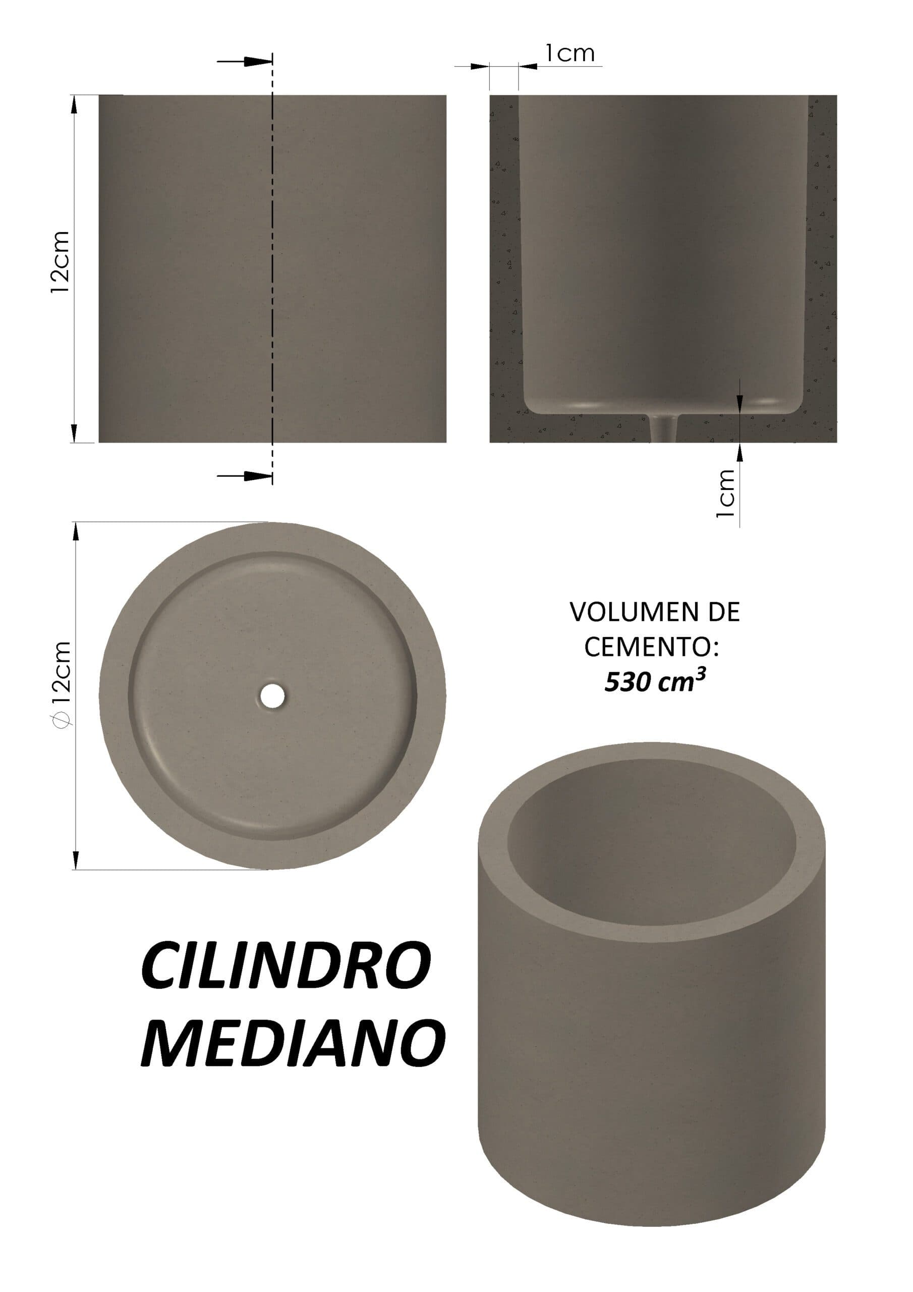 Molde Cilindro