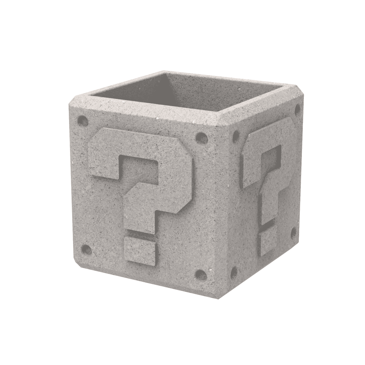 Molde Cubo Incógnita Retro