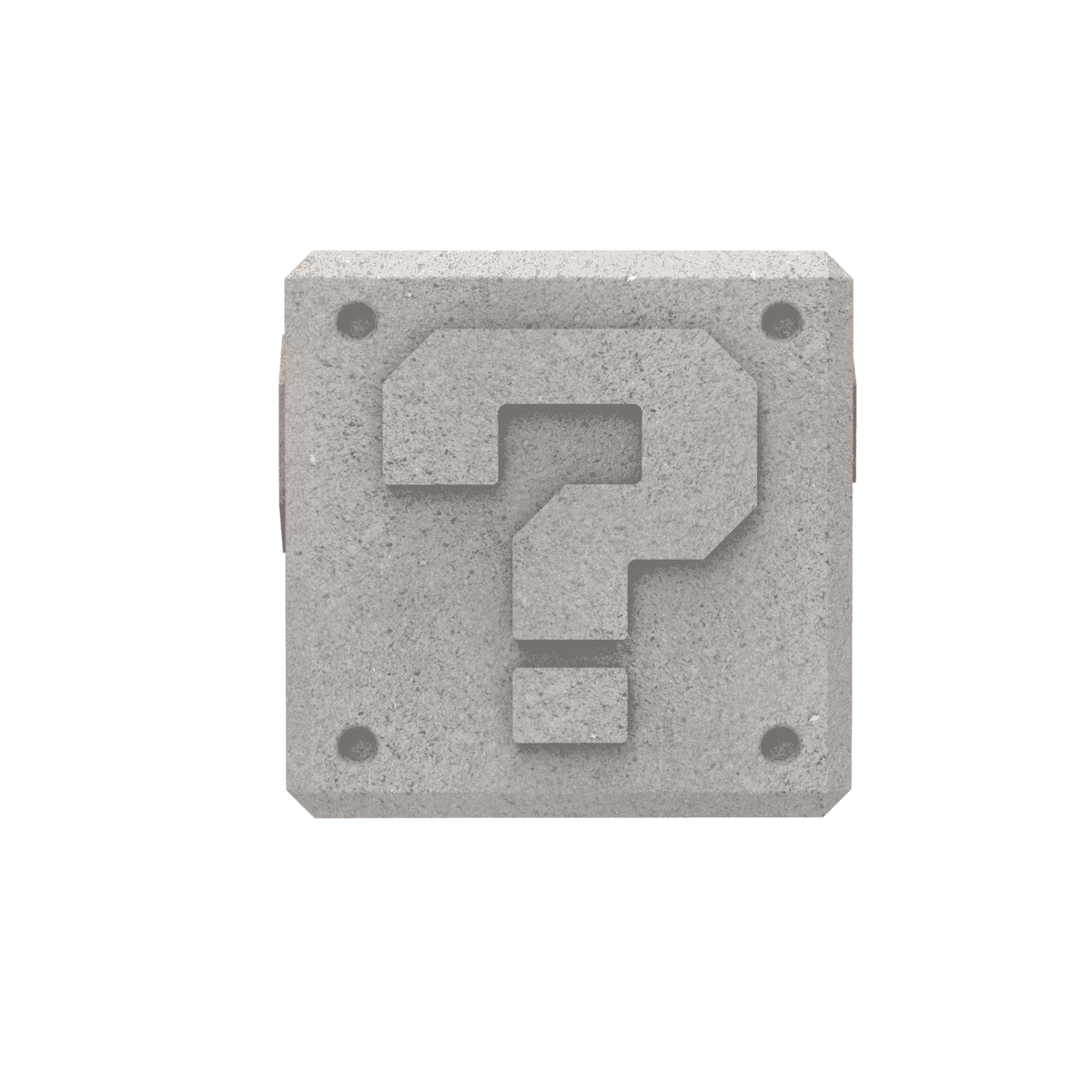 Molde Cubo Incógnita Retro