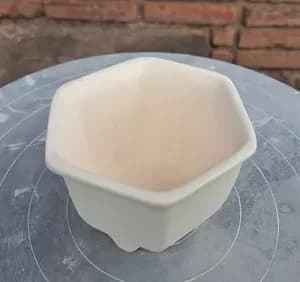Molde de Yeso D-030 Maceta Hexagonal