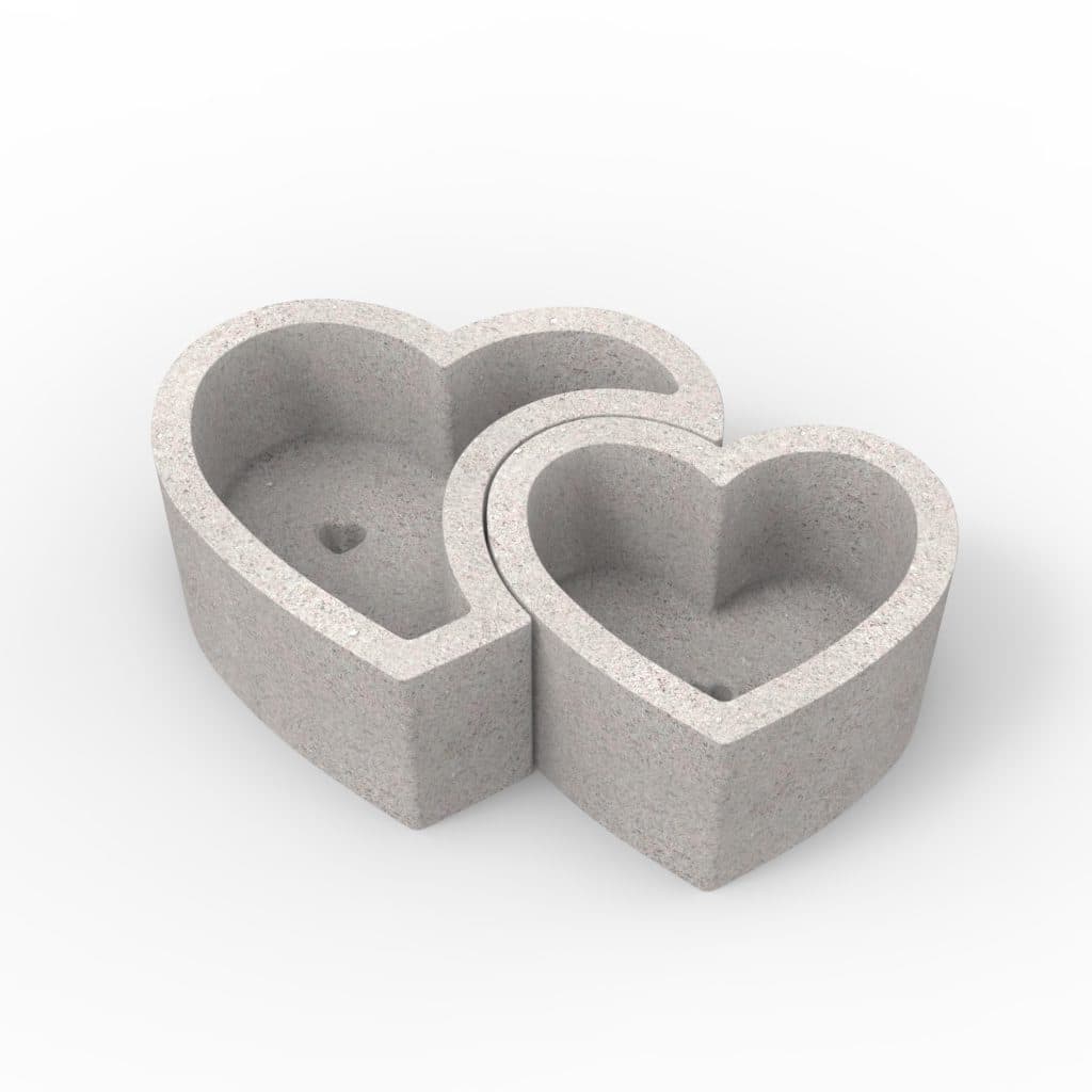 Kit Moldes Doble Corazón + Corazón
