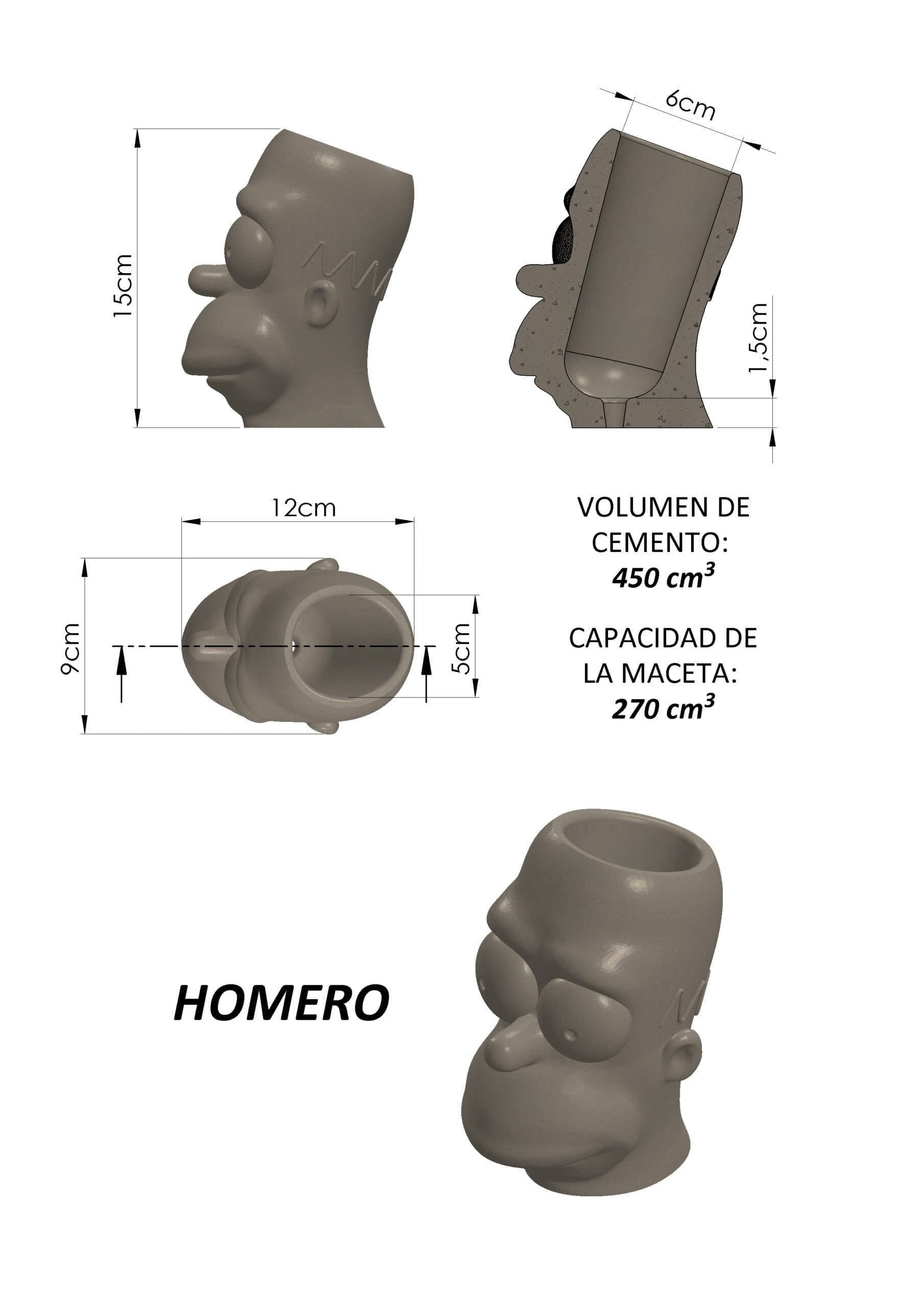 Molde Homero