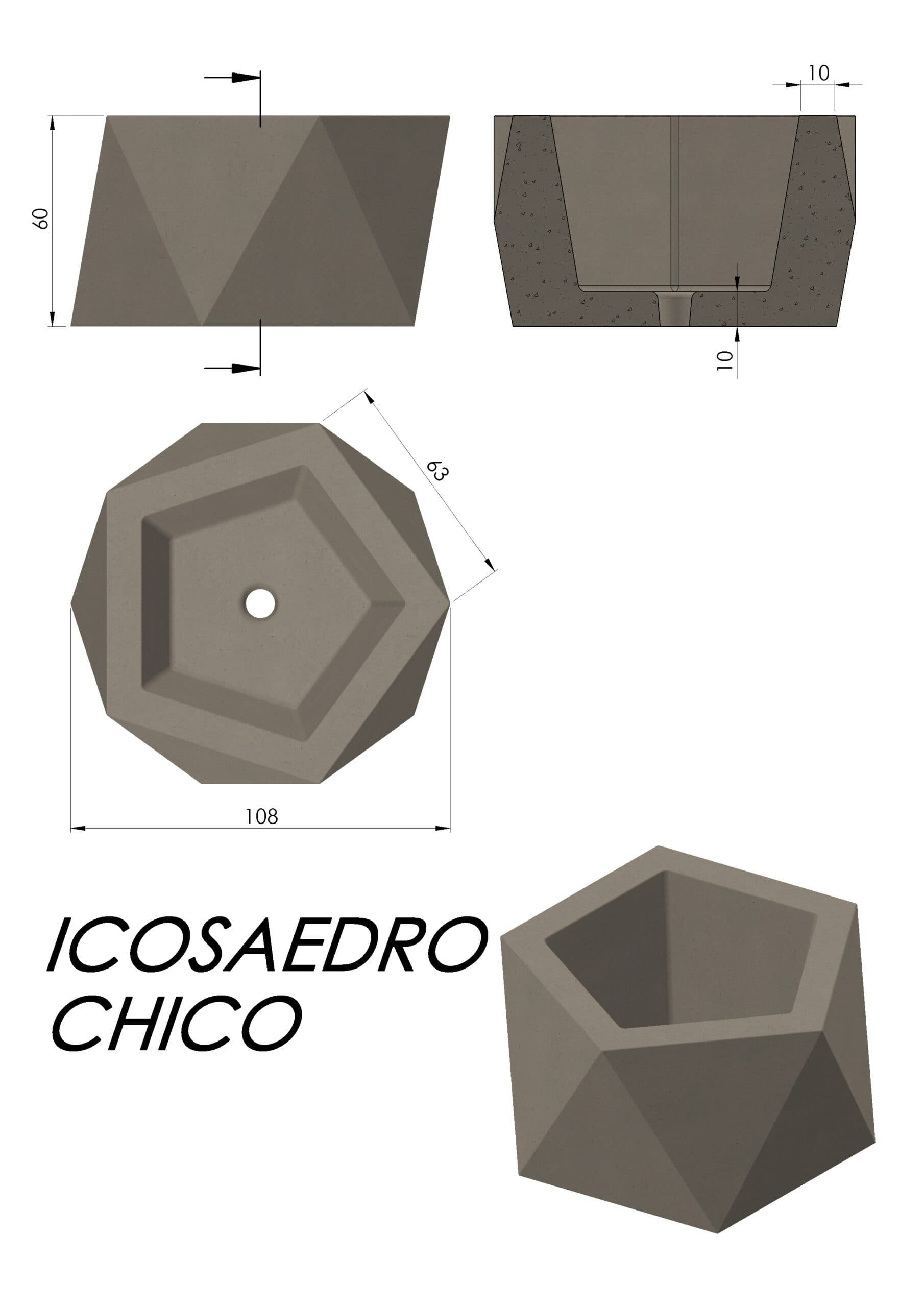 Molde Icosaedro