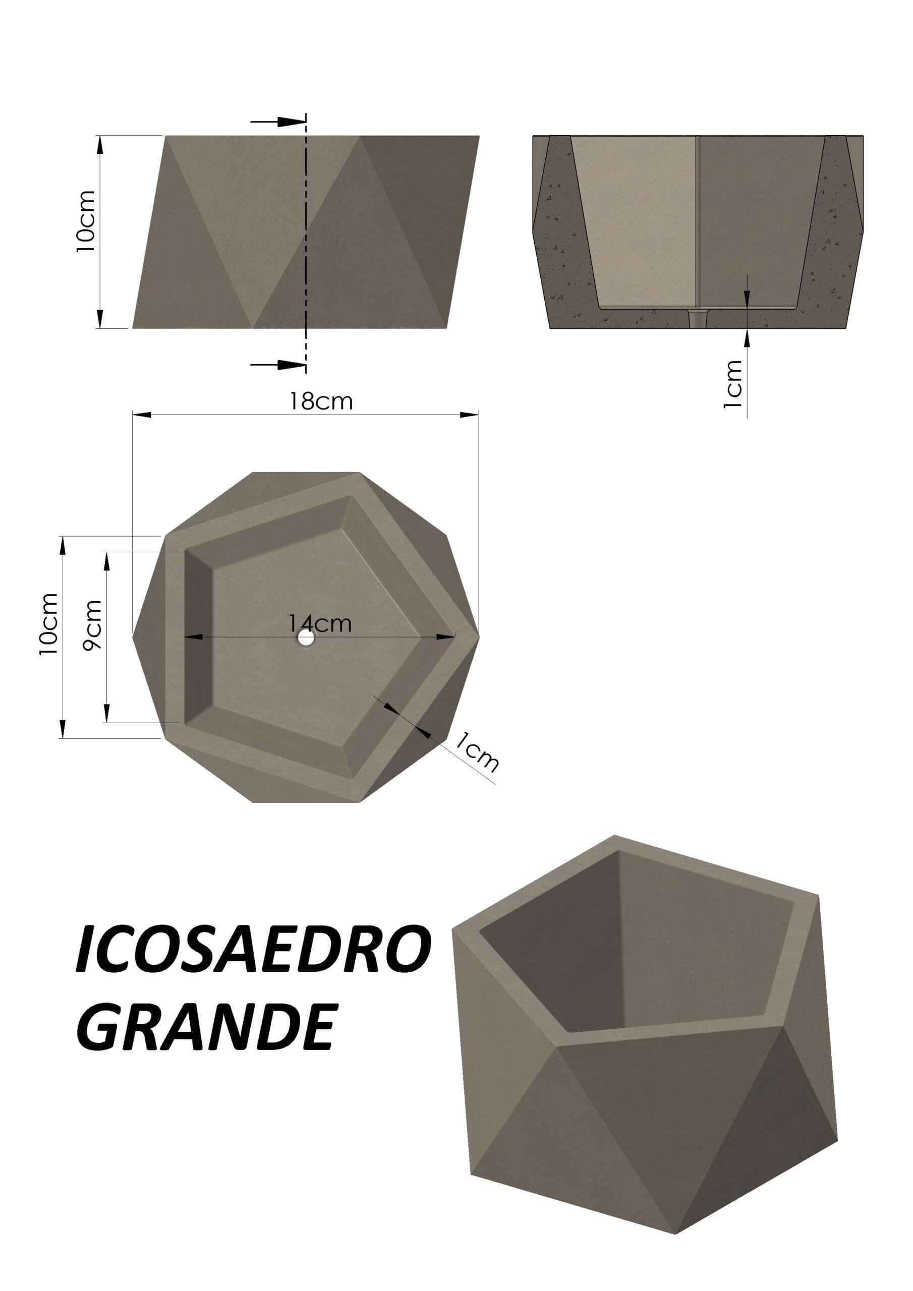 Molde Icosaedro