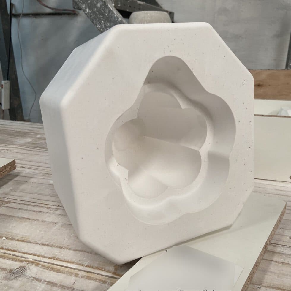 Molde de Yeso J-014 Jarra Flor