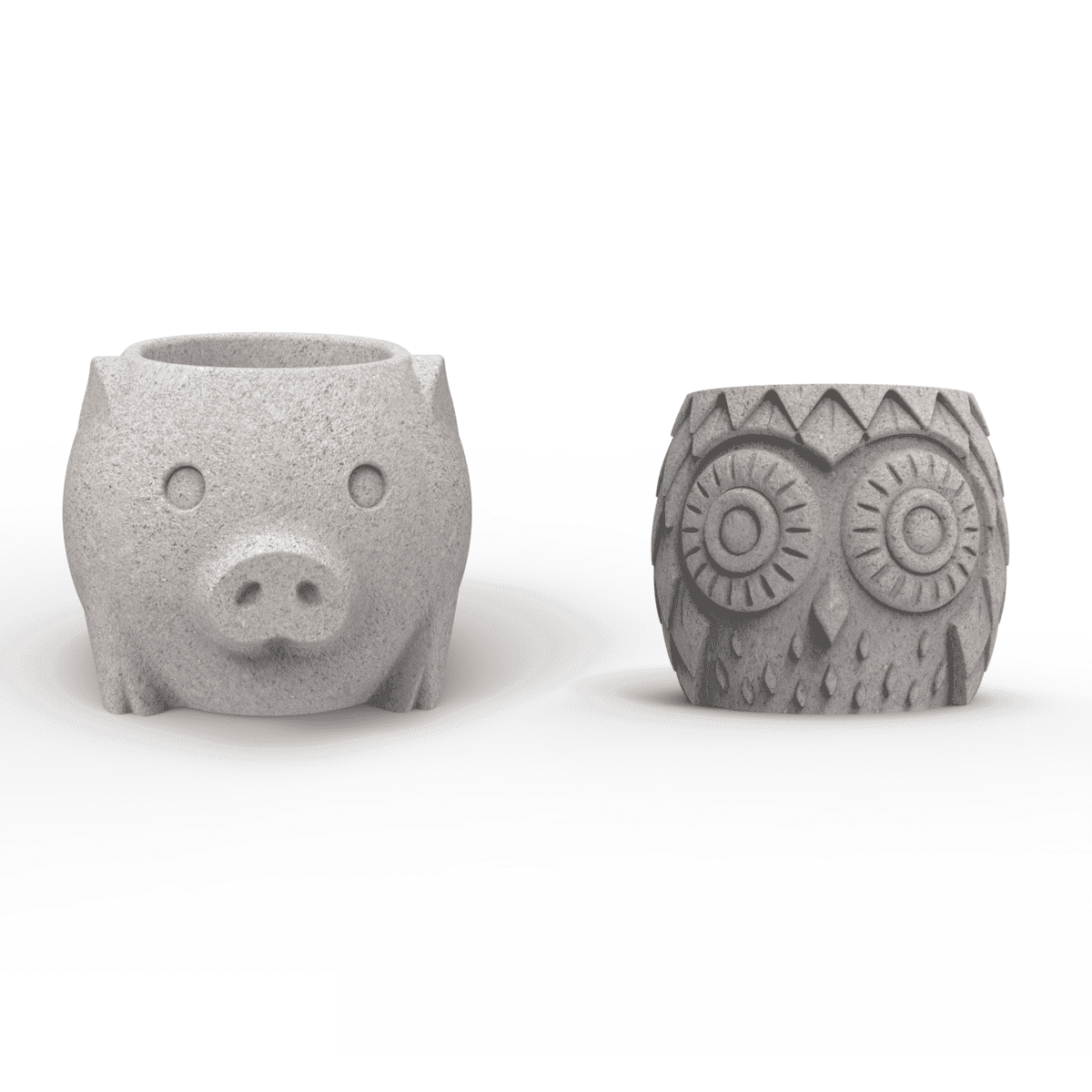 Kit Moldes Chancho + Buho