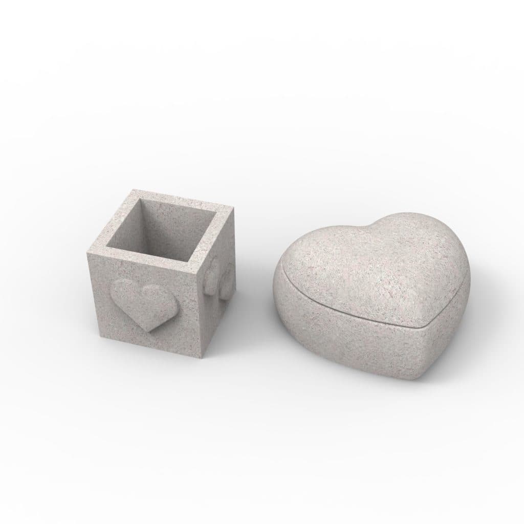 Kit Moldes Cubo San Valentín + Joyero Corazón