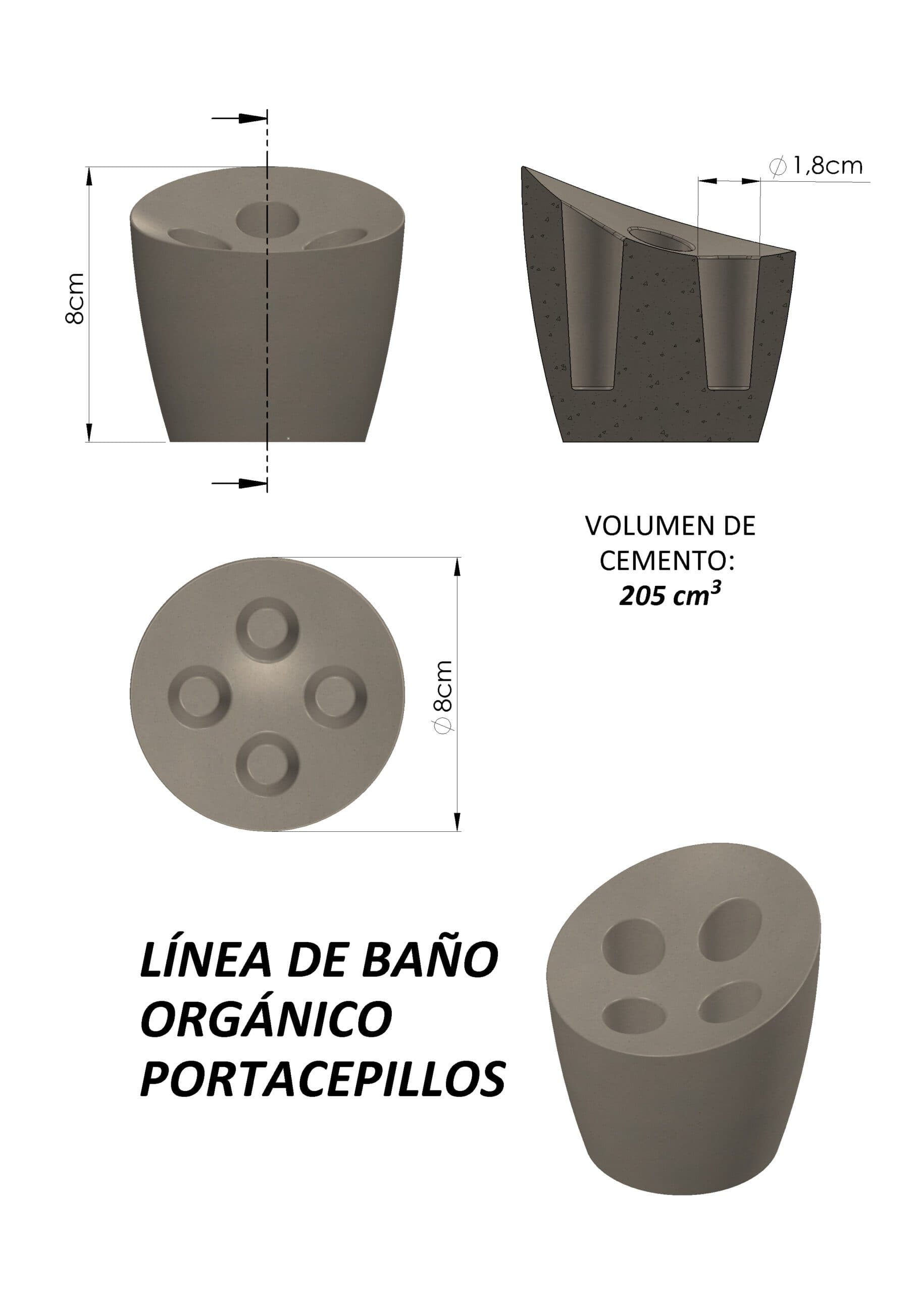 Kit Moldes Baño Orgánico
