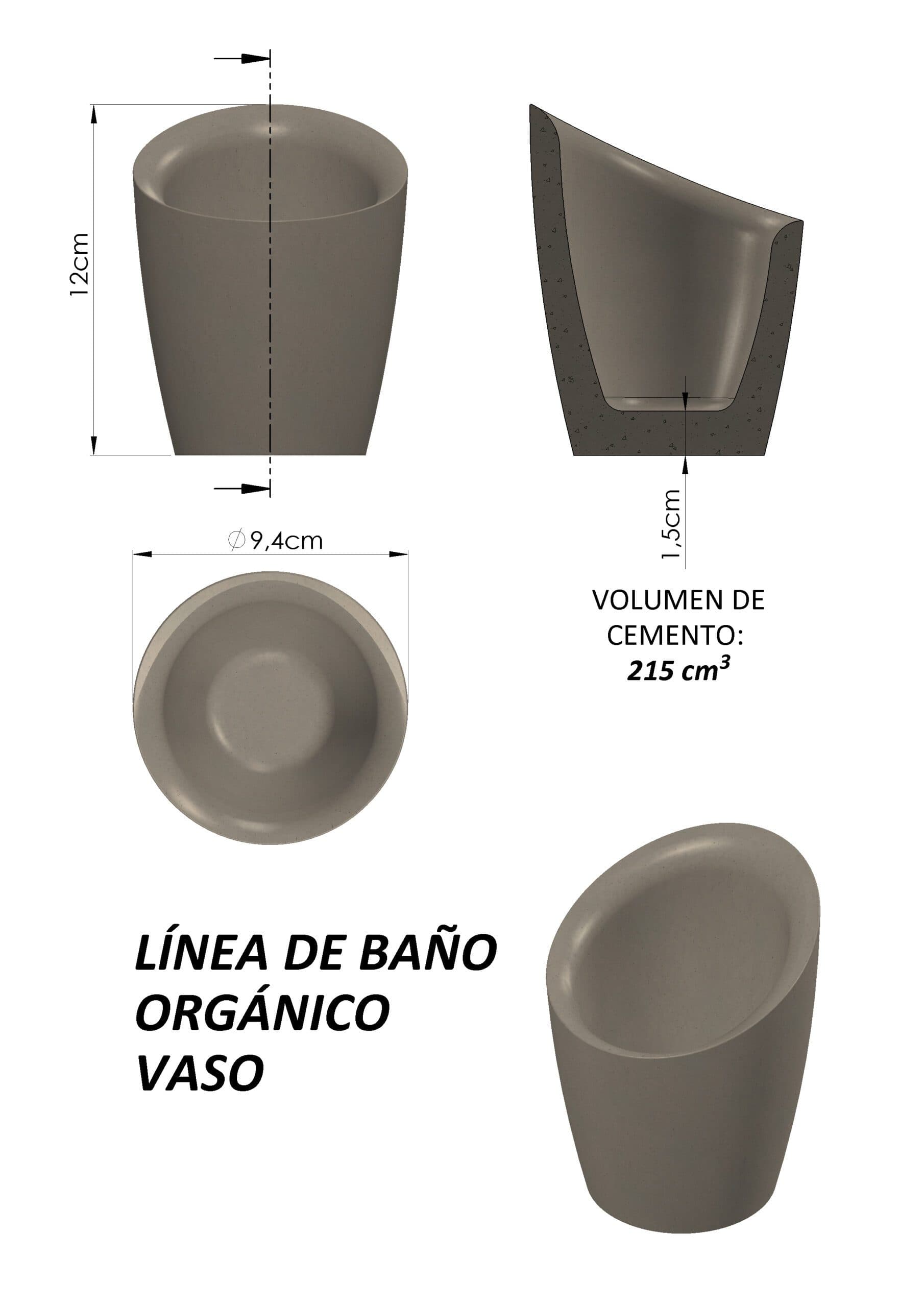 Kit Moldes Baño Orgánico