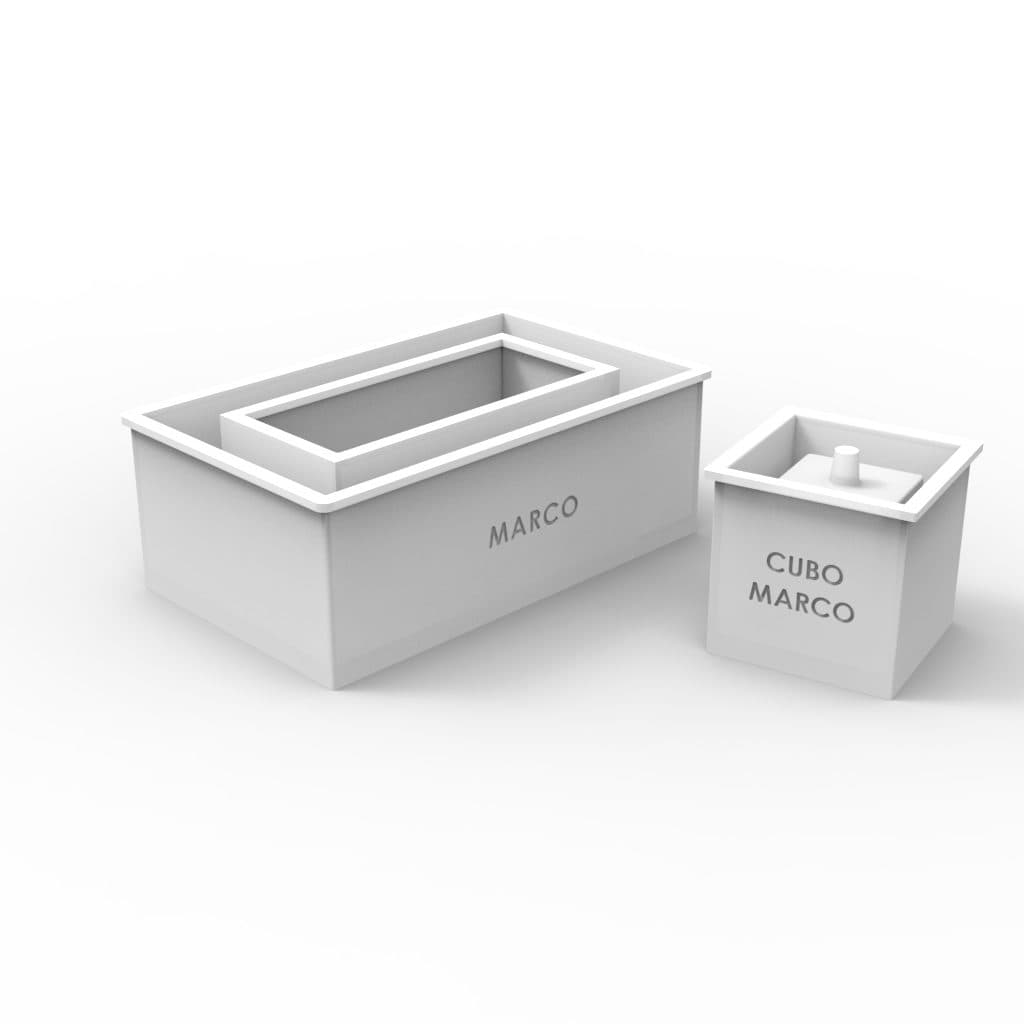 Molde Marco y Cubo