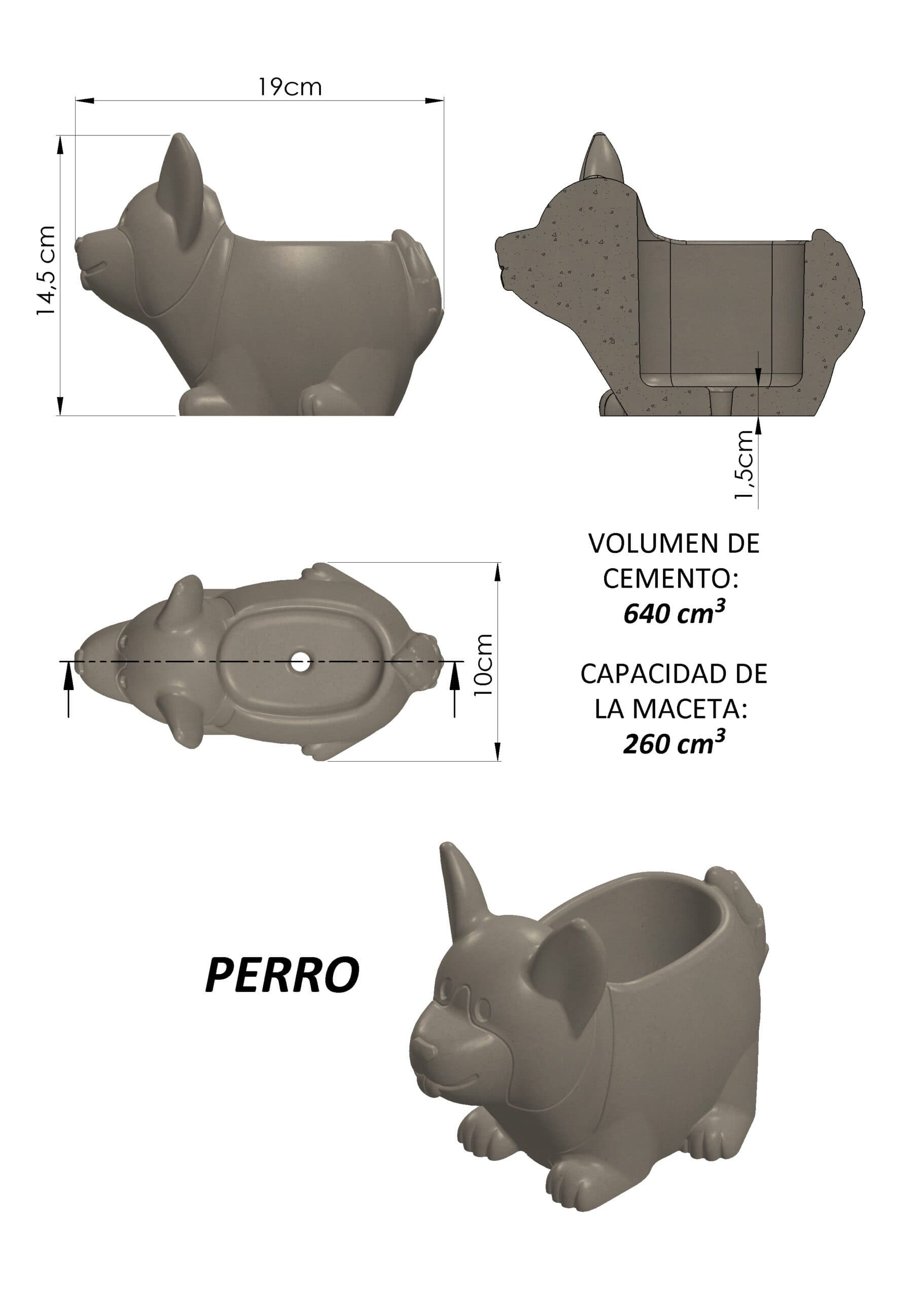 Molde Perro