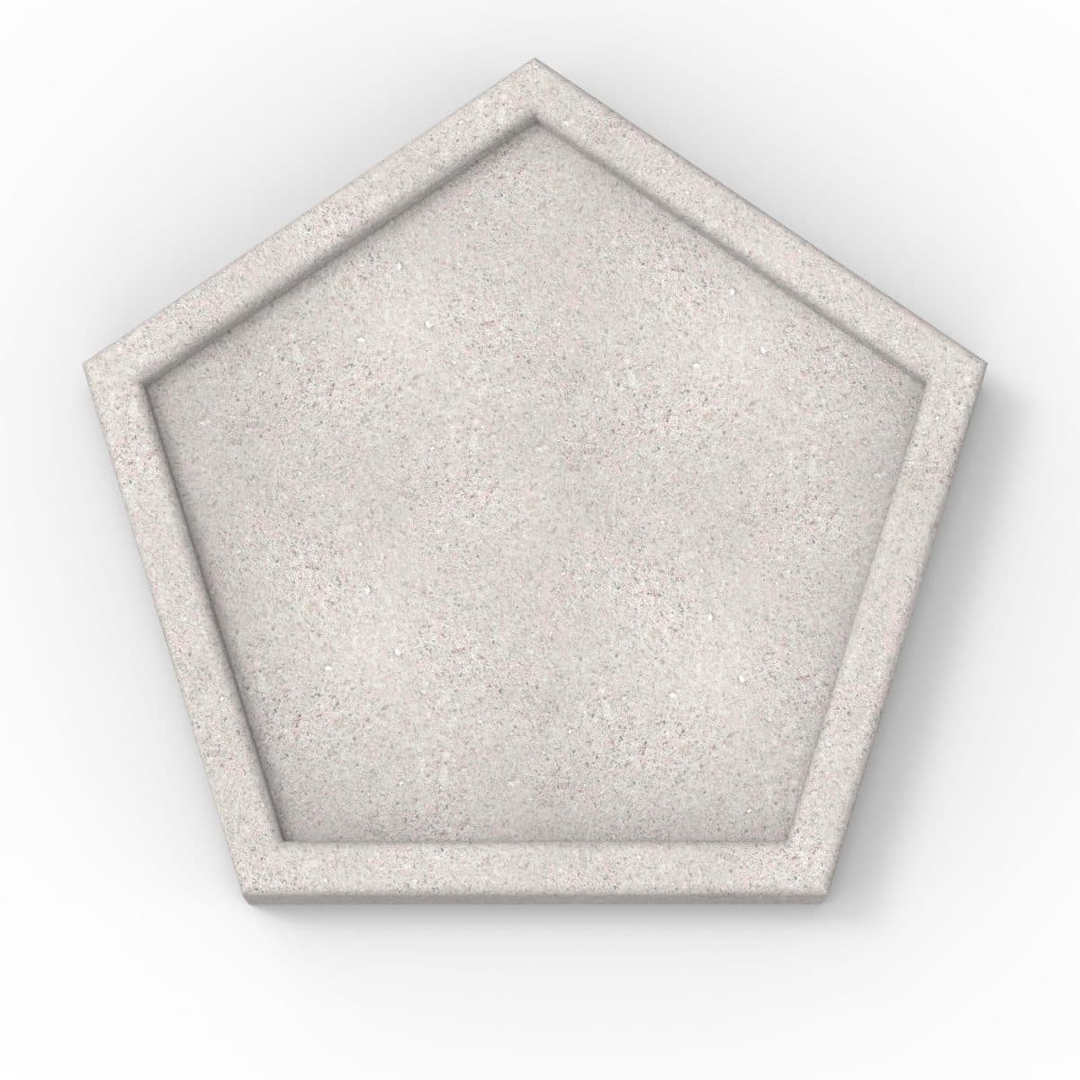 Molde Plato Pentagonal