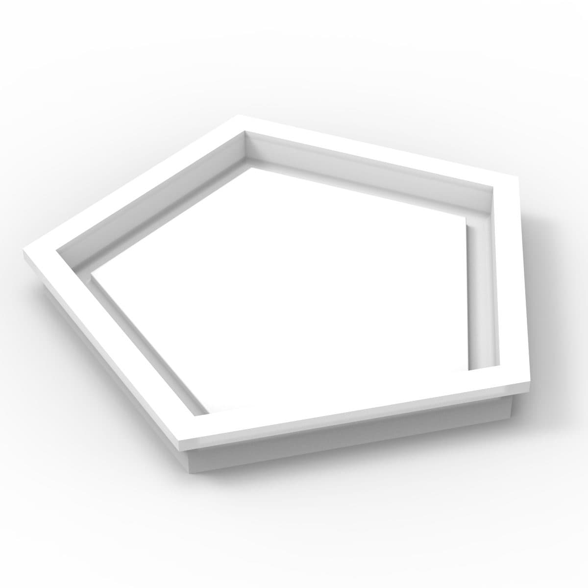 Molde Plato Pentagonal