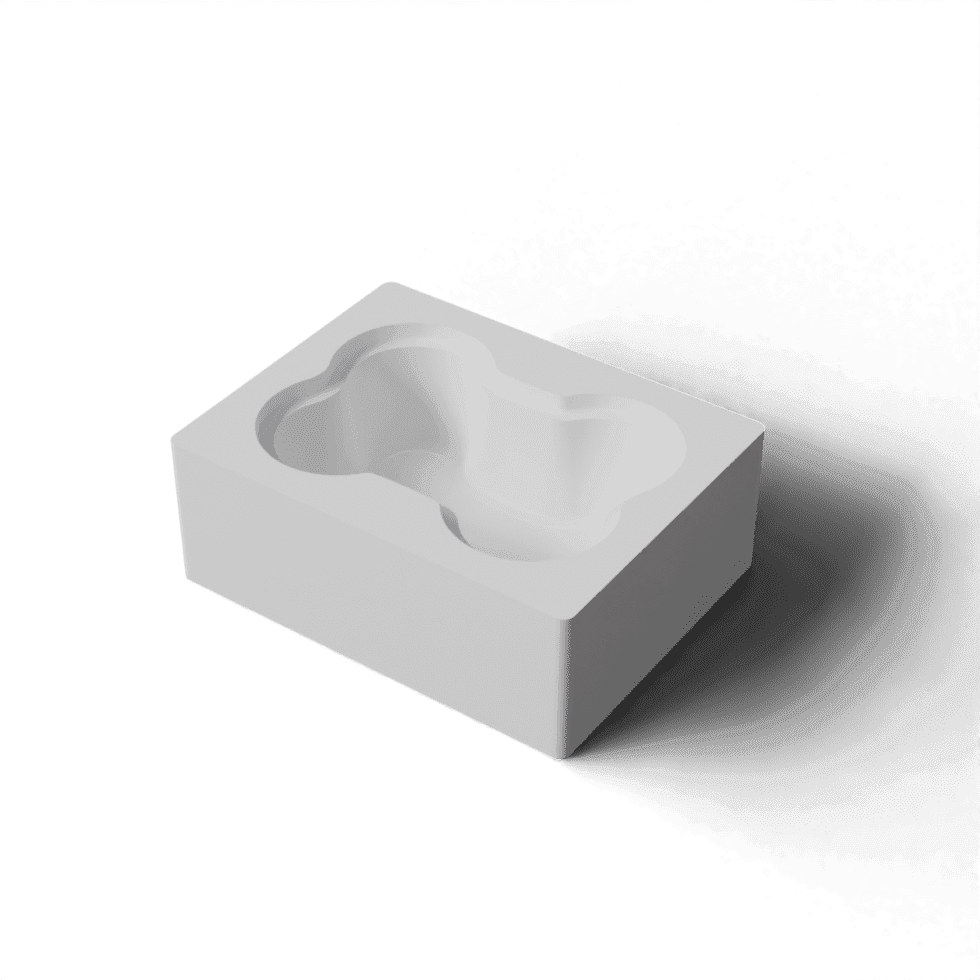 Molde Yeso C-001 Plato Hueso