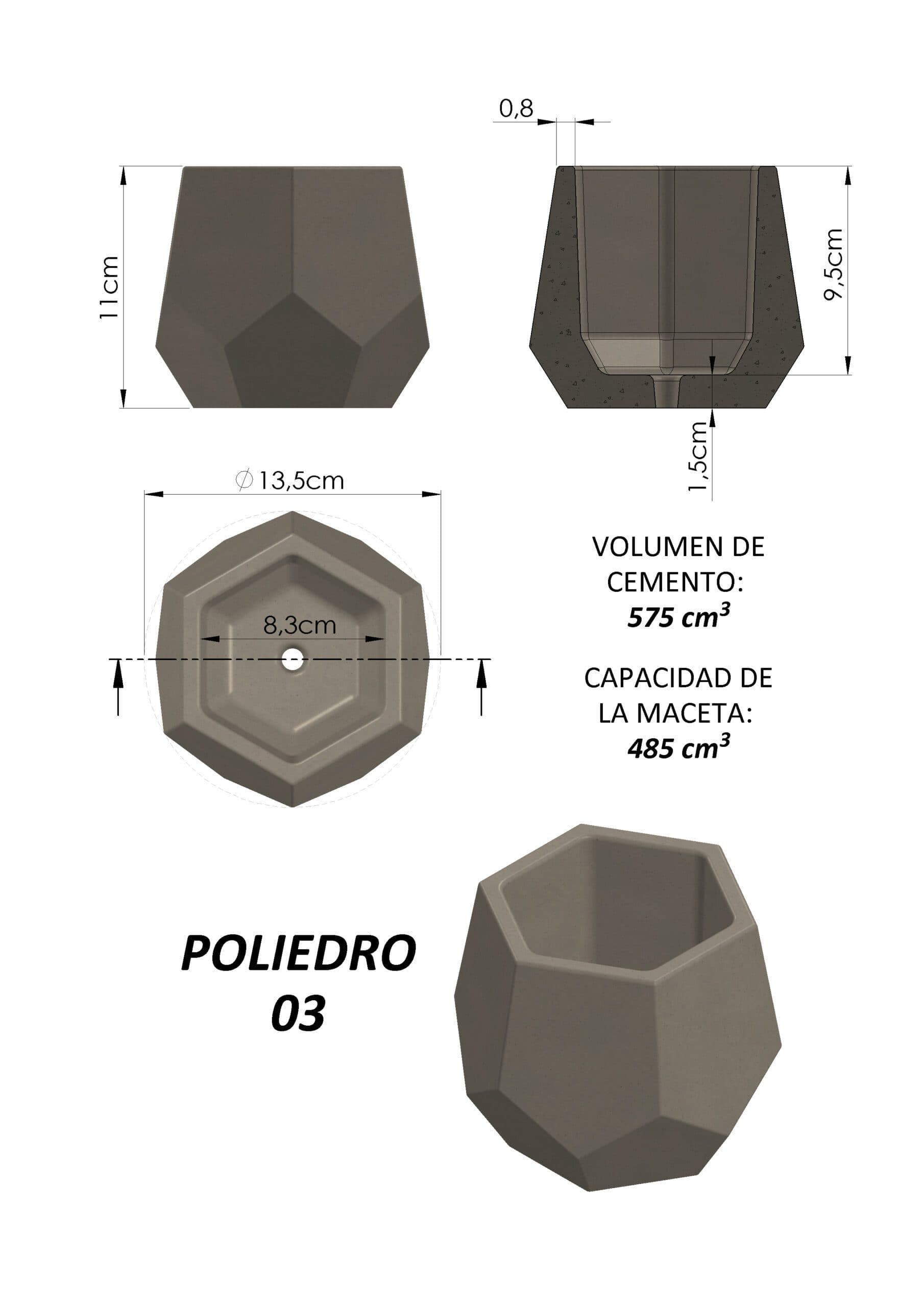 Molde Poliedro N3