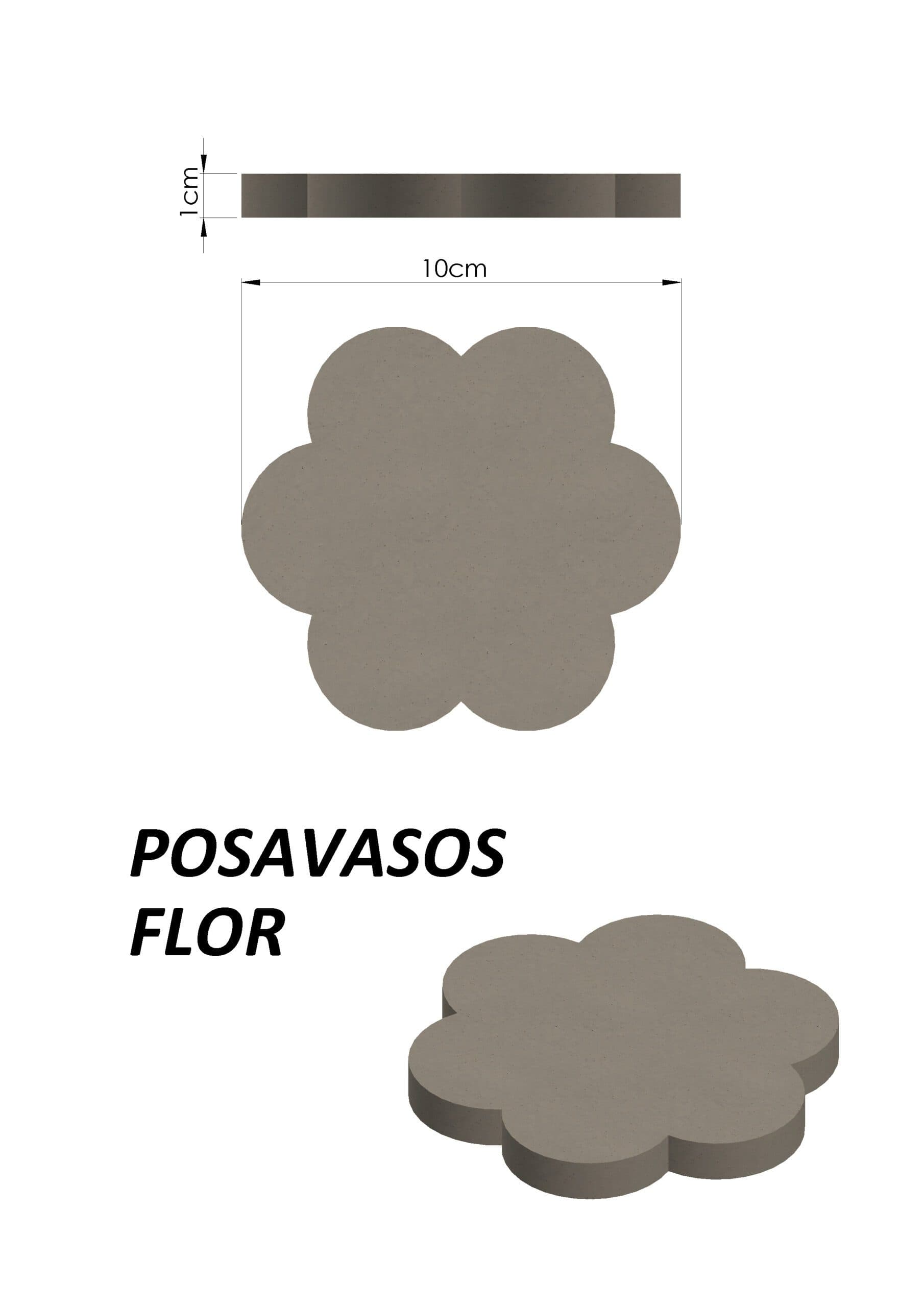 Molde Posavasos