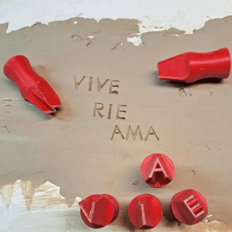 Sellos Para Cerámica Alfabeto Completo