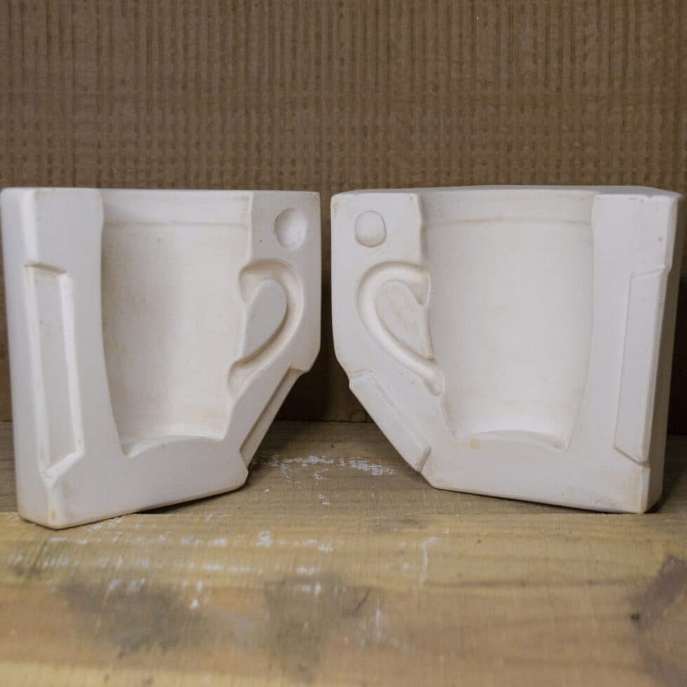 Molde de Yeso T-005 Taza Bombé