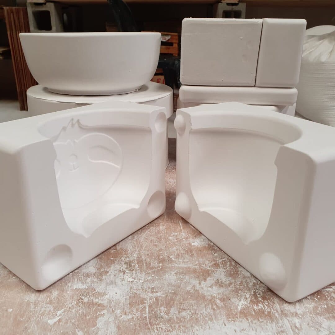 Moldes de Yeso T-040 Tazón Perezoso