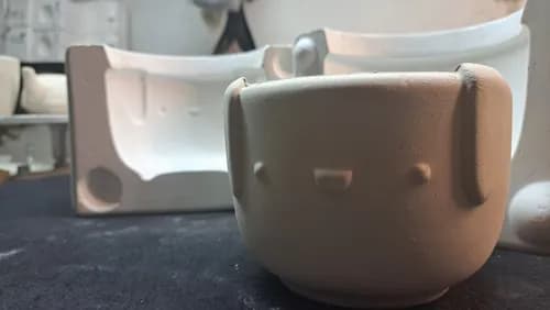 Moldes de Yeso T-043 Tazón Perro
