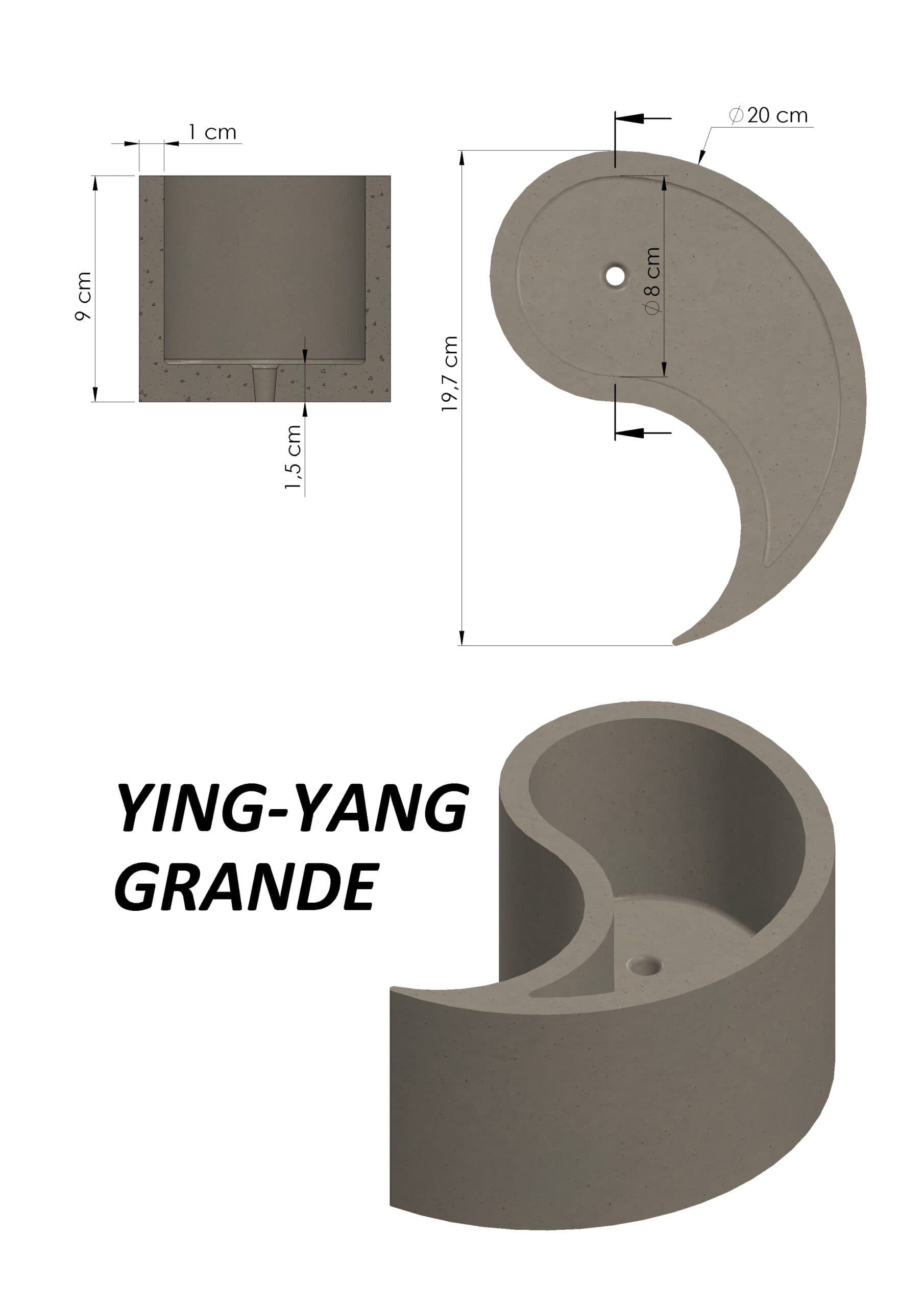 Molde Yin Yang