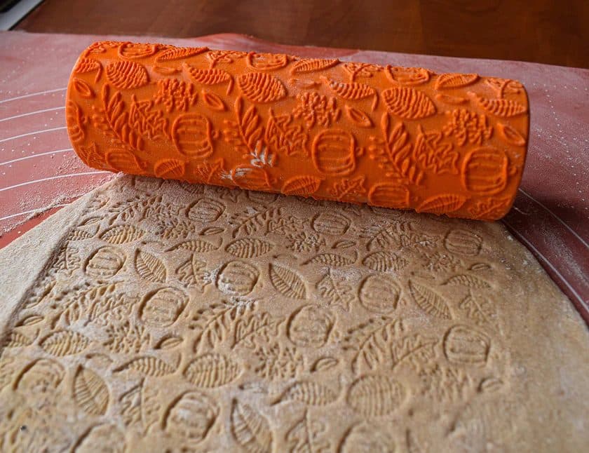Rodillo Textura Para Cerámica Otoño N01