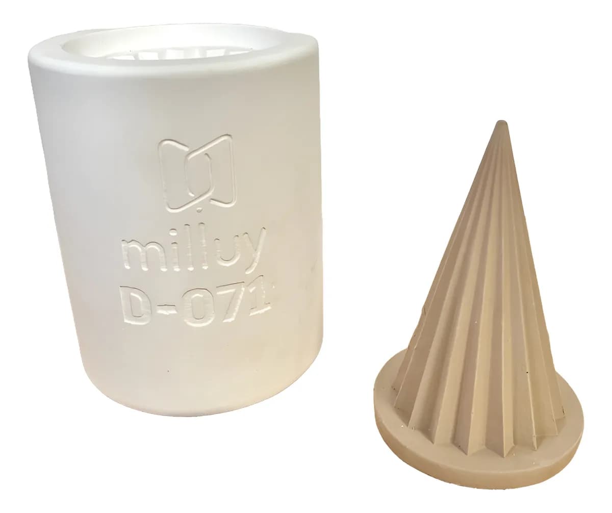 Molde de Yeso D-071 Cono Origami