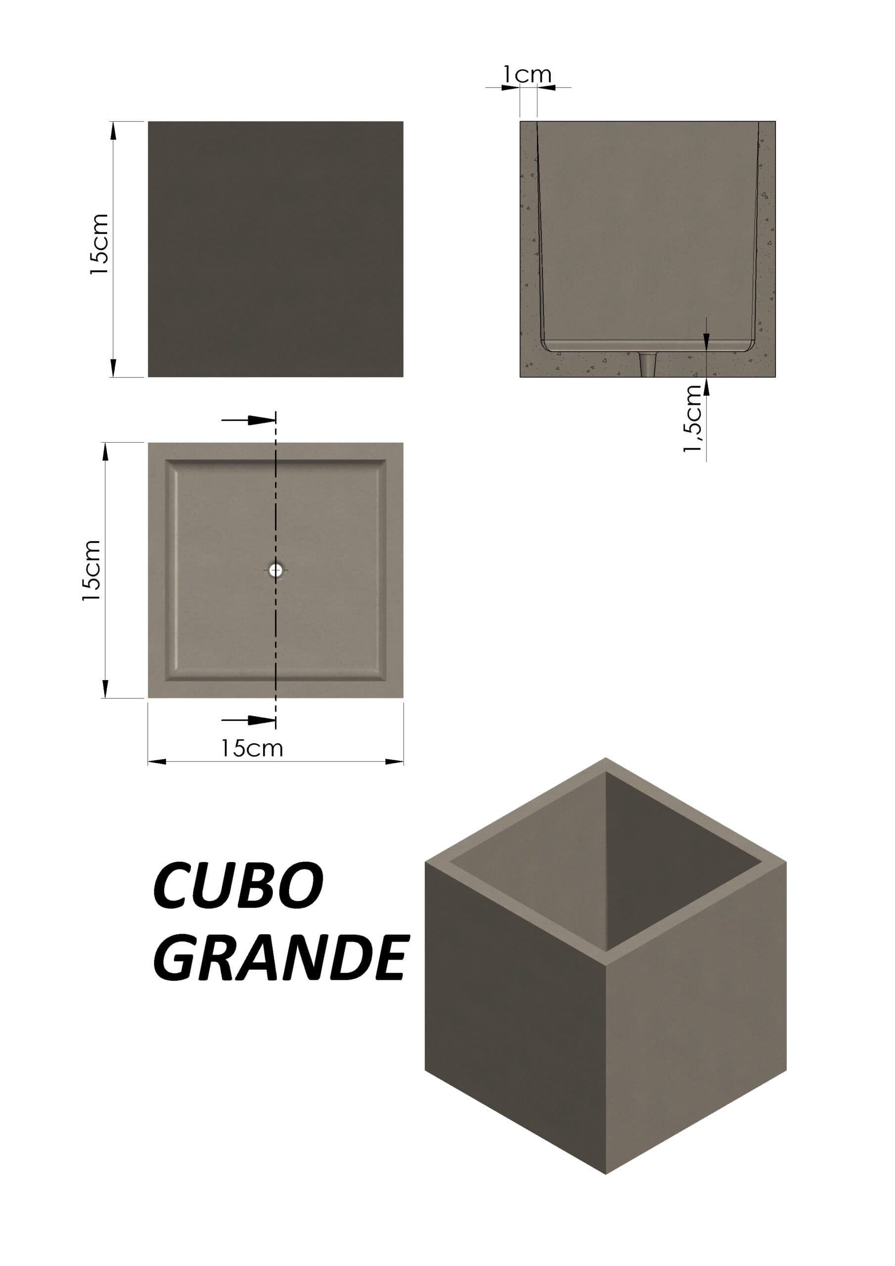 Molde Cubo