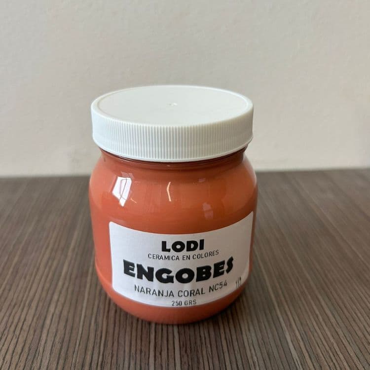 Engobe Listo LODI Naranja Coral 250gr