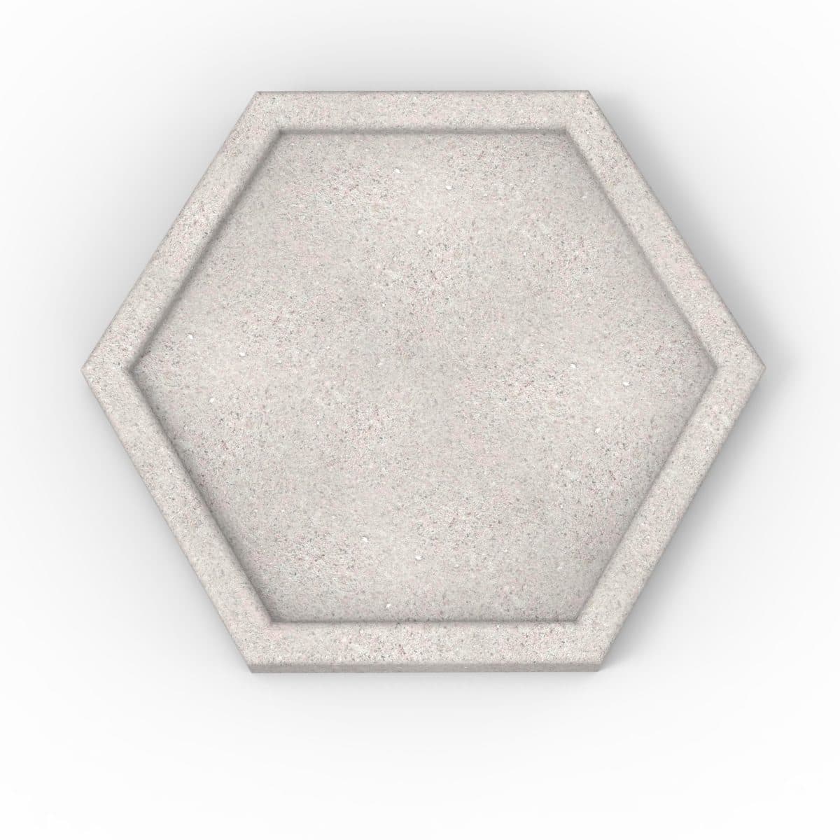 Molde Plato Hexagonal