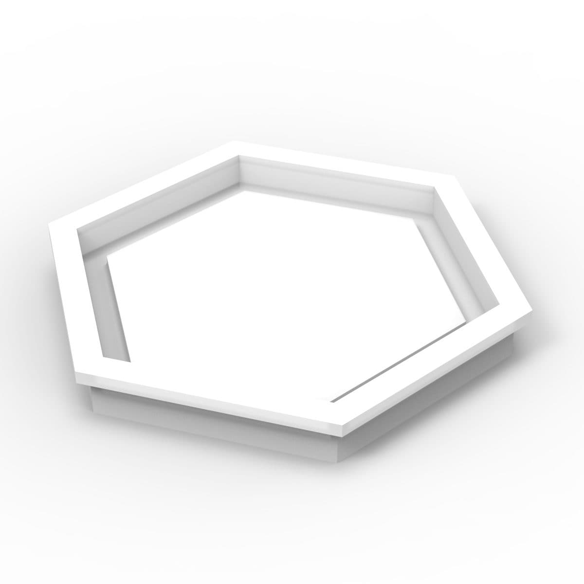 Molde Plato Hexagonal