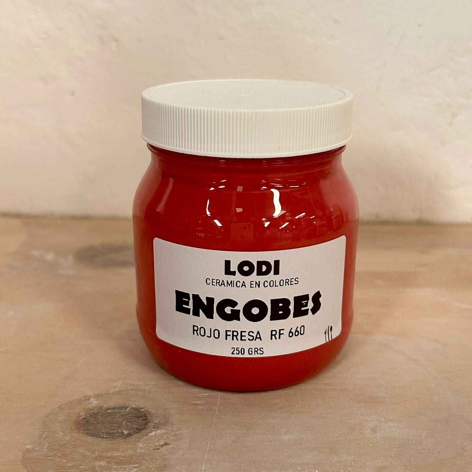 Engobe Listo LODI Rojo Fresa 250gr