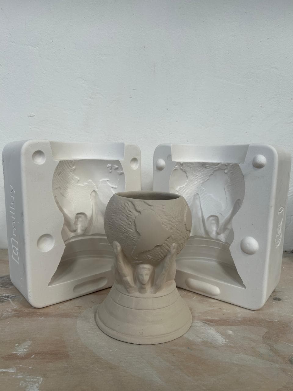 Molde de Yeso T-053 Vaso Copa del Mundo