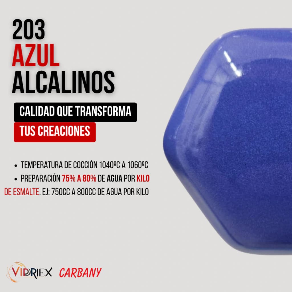Esmalte Alcalino Carbany Azul 203