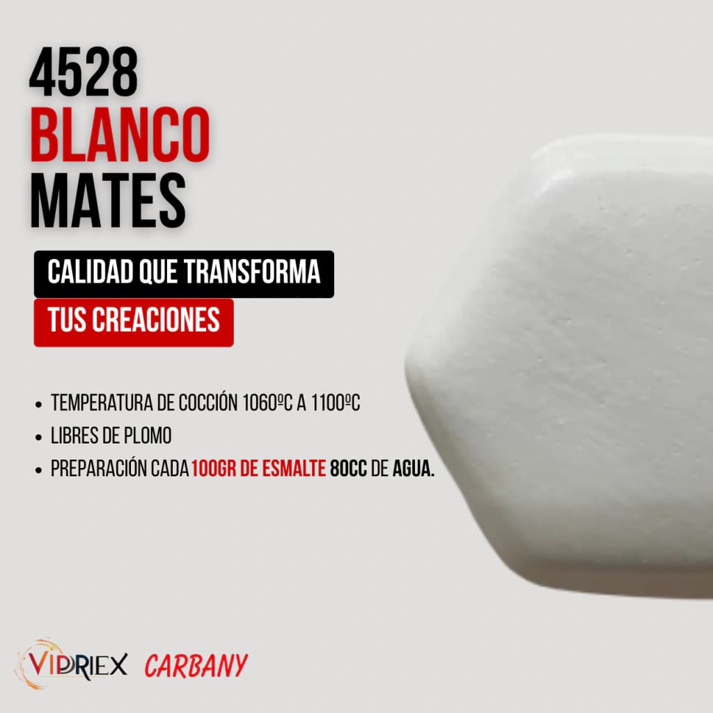 Esmalte Carbany Blanco Mate 4528