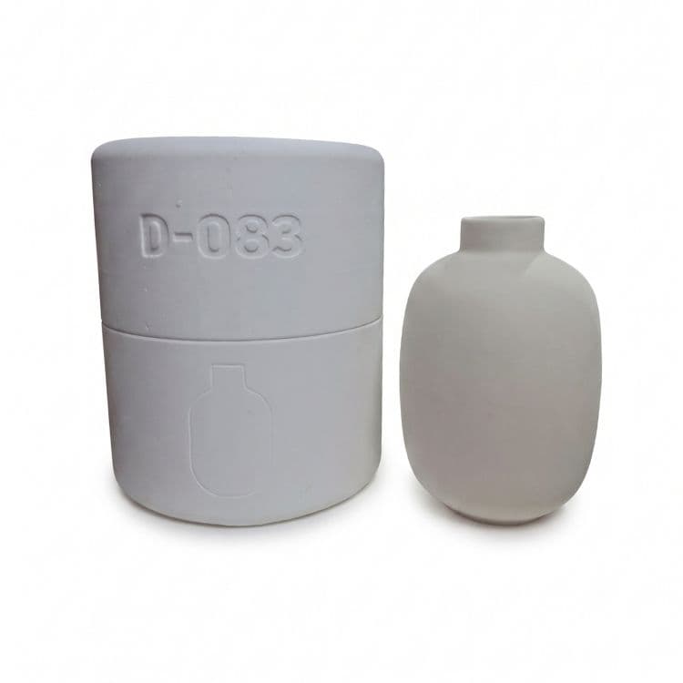 Molde de Yeso D-083 Jarrón Bombé Mediano