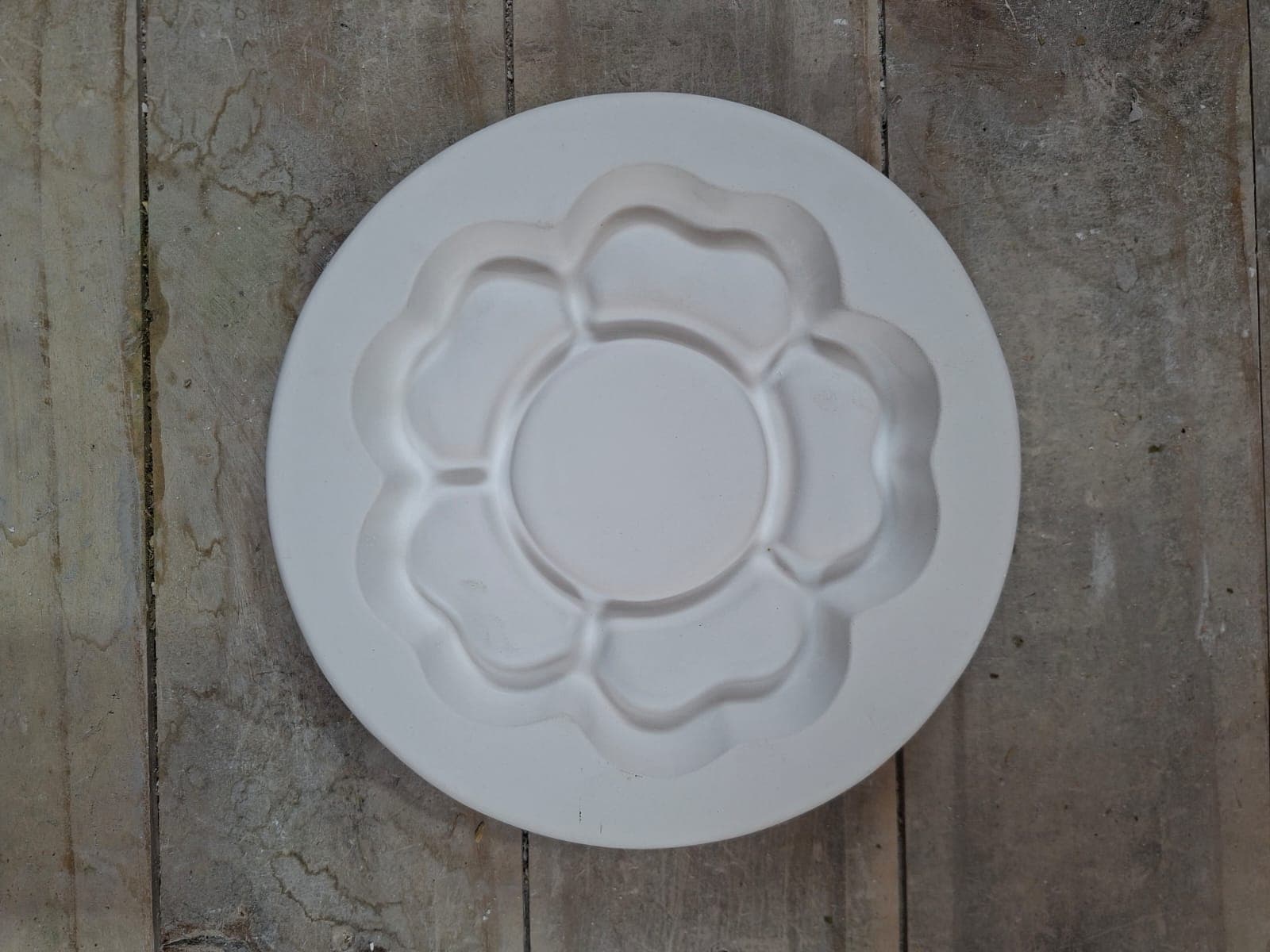 Molde de Yeso P-033 Paleta Colores Flor