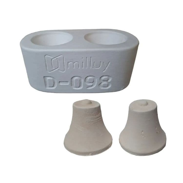 Molde de Yeso D-098 Campanita x2