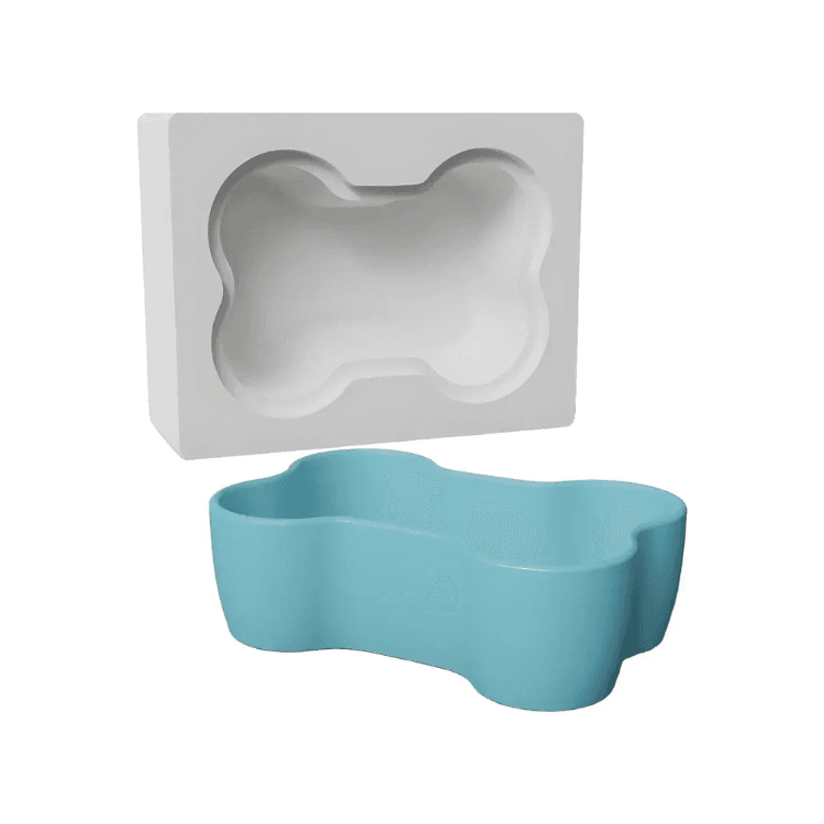 Molde de Yeso C-001 Plato Hueso